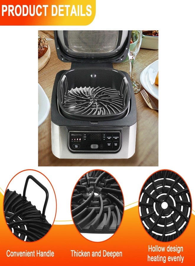 Swess Grill Grate Compatible with Ninja Foodi AG301, AG300, AG301C, AG302, AG400, IG301A, IG302Q, Replacement Parts for Ninja Foodi 5-in-1 Indoor, Non-stick Grill Griddle for IG350Q, LG450CCO, LG450CO - Image 3